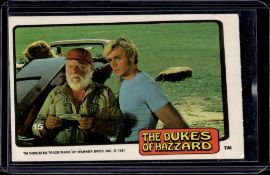 JOHN SCHNEIDER & DENVER PYLE AS BO AND JESSE DUKE 1981 DUKES OF HAZZARD ROOKIE