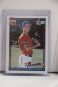 CHIPPER JONES 1991 TOPPS ROOKIE CARD