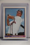 CHIPPER JONES 1991 BOWMAN ROOKIE CARD