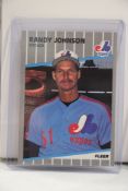 RANDY JOHNSON 1989 FLEER ROOKIE CARD