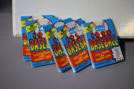 1990 FLEER BASEBALL 5 PACK LOT