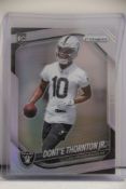 DON’T'E THORNTON JR. 2025 PANINI PRIZM SILVER PRIZM ROOKIE CARD