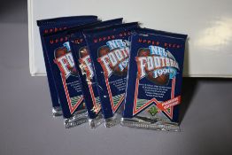 1991 UPPER DECK FOOTBALL 5 PACK LOT
