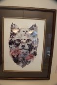 SIGNED CAT PRINT