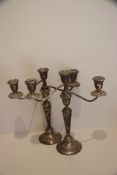 STERLING CANDLESTICKS