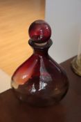 ART GLASS DECANTER