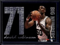 DAVID ROBINSON 1994-95 HOOPS BIG NUMBERS SILVER FOIL INSERT