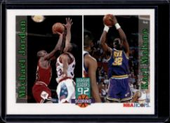 MICHAEL JORDAN KARL MALONE 1992-93 SKYBOX LEAGUE LEADERS