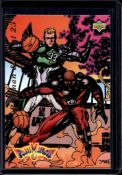 MICHAEL JORDAN LARRY BIRD 1992-93 UPPER DECK FANIMATION AGENT 23 & BIRDMAN