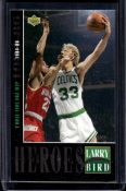 LARRY BIRD 1992-93 UPPER DECK HEROES INSERT 3X MVP