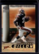 COREY DILLON 1998 PACIFIC CROWN ROYALE PILLARS OF THE GAME INSERT