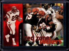 COREY DILLON 1998 FLEER RED ZONE ROCKERS INSERT
