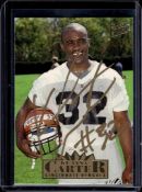 KI-JANA CARTER 1995 FLEER ULTRA AUTOGRAPH ROOKIE CARD