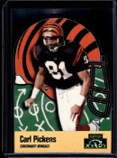 CARL PICKENS 1996 PLAYOFF X'S AND O'S DIE CUT INSERT
