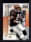 COREY DILLON 1998 LEAF ROOKIES & STARS TOUCHDOWN CLUB INSERT