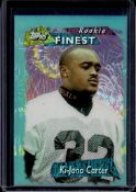 KI-JANA CARTER 1995 TOPPS FINEST REFRACTOR ROOKIE CARD