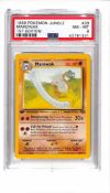 MAROWAK 1999 POKEMON JUNGLE 1ST EDITION PSA GRADED