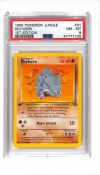 RHYHORN 1999 POKEMON JUNGLE 1ST EDITION PSA GRADED