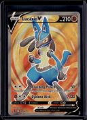 LUCARIO V 2022 POKEMON SWORD & SHIELD FULL ART BLACK STAR PROMO