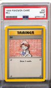 BILL TRAINER 1999 POKEMON BASE SET PSA GRADED