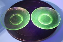 VINTAGE URANIUM GLASS