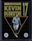 KEVIN DE BRUYNE 2024-25 TOPPS UEFA MERLIN M95 REFRACTOR INSERT