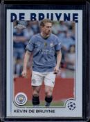 KEVIN DE BRUYNE 2024-25 TOPPS CHROME UEFA REFRACTOR
