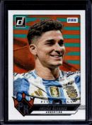 JULIAN ALVAREZ 2022-23 DONRUSS FIFA SILVER ROOKIE KINGS ROOKIE CARD