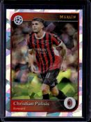 CHRISTIAN PULISIC 2024-25 TOPPS CHROME MERLIN ATOMIC REFRACTOR