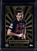 ROBERT LEWANDOWSKI 2022 TOPPS DECO GOLDEN GREATS