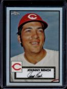 JOHNNY BENCH 2021 TOPPS CHROME PLATINUM REFRACTOR