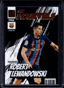 ROBERT LEWANDOWSKI 2022-23 DONRUSS FIFA NET MARVELS BRONZE