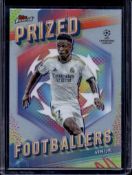 VINI JR 2024-25 TOPPS FINEST UEFA PRIZED FOOTBALLERS REFRACTOR