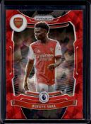 BUKAYO SAKA 2021-22 PANINI PRIZM PREMIER LEAGUE RED ICE PRIZM