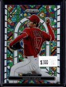 SHOHEI OHTANI 2022 PANINI PRIZM STAINED GLASS SILVER PRIZM SSP