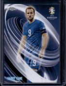 HARRY KANE 2024 TOPPS CHROME EURO NEON NATIONS REFRACTOR