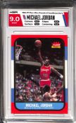 MICHAEL JORDAN 1996-97 FLEER DECADE OF EXCELLENCE ROOKIE REPRINT INSERT