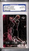 MICHAEL JORDAN 1999-00 UPPER DECK AIR OF GREATNESS INSERT