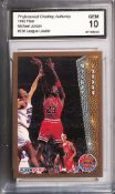 MICHAEL JORDAN 1992-93 FLEER LEAGUE LEADER