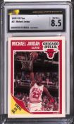 MICHAEL JORDAN 1989-90 FLEER #21
