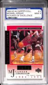 MICHAEL JORDAN 1999-00 UPPER DECK CAREER COLLECTION PICTURES OF EXCELLENCE 1989
