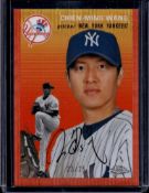 CHIEN-MING WANG 023 TOPPS CHROME PLATINUM ORANGE WAVE REFRACTOR
