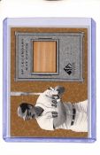 WADE BOGGS 2001 SP LEGENDARY CUTS GAME USED BAT CARD