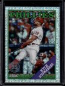 KYLE SCHWARBER 2023 TOPPS CHROME 1988 RETRO MEGA REFRACTOR