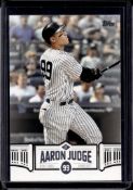 AARON JUDGE 2018 TOPPS ROOKIE REVIEW TRIPLE CROWN INSERT