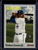 VLADIMIR GUERRERO JR 2019 TOPPS HERITAGE ROOKIE CARD
