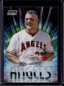 MIKE TROUT 2020 STADIUM CLUB CHROME BEAM TEAM REFRACTOR