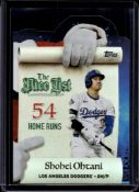 SHOHEI OHTANI 2025 TOPPS HOLIDAY NICE LIST INSERT