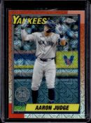 AARON JUDGE 2025 TOPPS CHROME 1990 RETRO MEGA REFRACTOR