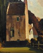 Piet LIPPENS (1890-1981), House by the Meadow, oil on canvas, signed